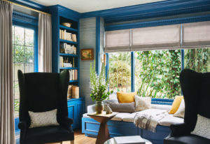 Living room interior design project for the Gold Coast Tudor Project