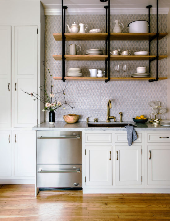 Open kitchen interior design concept for the Willow Statement Victorian
