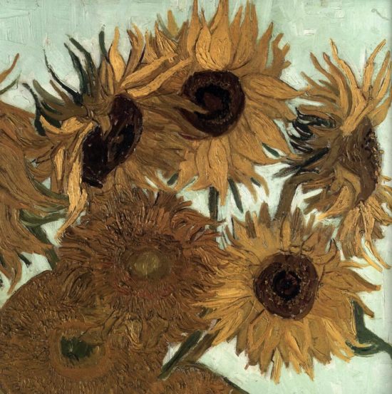 Sunflower painting for luxury interior design