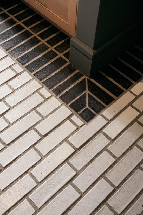 Fireclay tile used throughout a luxury space